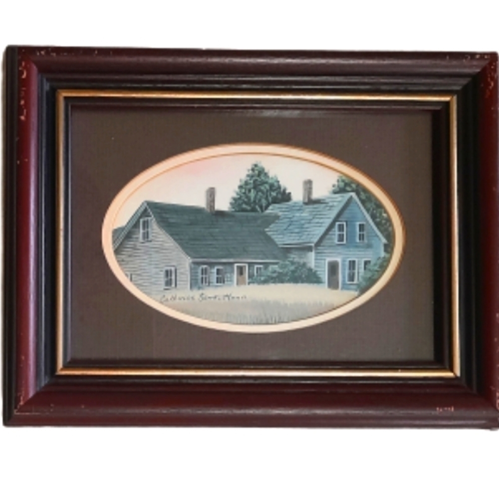 CATHERINE KARNES MUNN print  7 x 9 framed